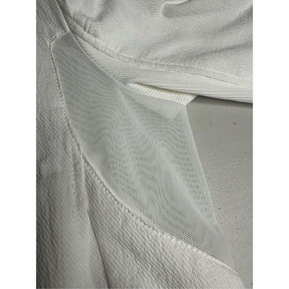 BlankNYC Women's So Icy Cream Asymmetrical Moto Jacket White Large NWT 🛑 - Picture 7 of 10